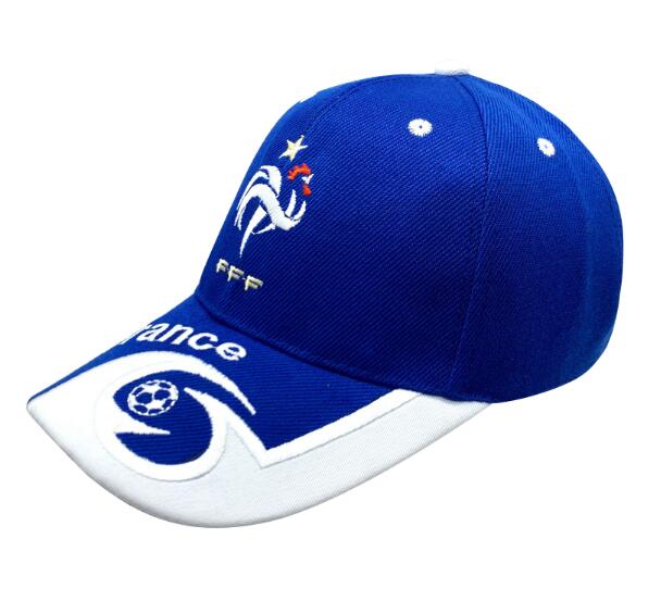 France National Blue White Soccer Cap